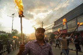 11000000-POL-NEPAL- KATHMANDU- PROTEST AGAINST PETROLEUM PRICE HIKE BY OPPOSITION